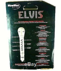 WowWee Alive Elvis ANIMATRONIC SINGING AND TALKING LIFESIZE BUST in Box Robot