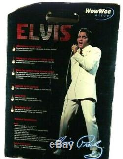 WowWee Alive Elvis ANIMATRONIC SINGING AND TALKING LIFESIZE BUST in Box Robot