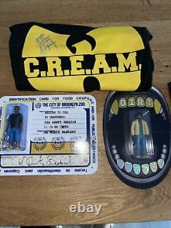 Wu-Tang Clan ODB Super 7 Toys (2), Method Man Autographed Tshirt, Beanie