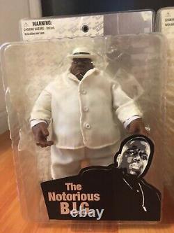 X2 Notorious B. I. G. Biggie smalls action figure (please Read Description)