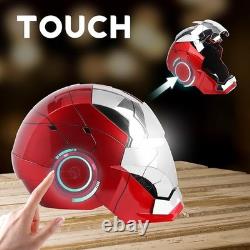 YONTYEQ 11 Wearable JARVIS Voice Control Cosplay Iron Man MK5 Helmet SILVER