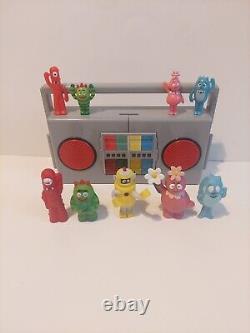 Yo Gabba Gabba 2008 Musical Boombox Radio Boom Box Nick Jr With Figures Working