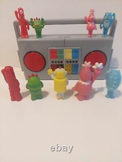 Yo Gabba Gabba 2008 Musical Boombox Radio Boom Box Nick Jr With Figures Working