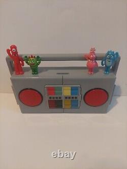 Yo Gabba Gabba 2008 Musical Boombox Radio Boom Box Nick Jr With Figures Working