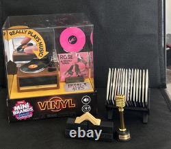 Zuru Mini Brands Really Works Vinyl Toy Record Player Plus 15 Records with Bonus